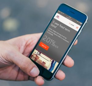 Masthaven website displayed on a mobile