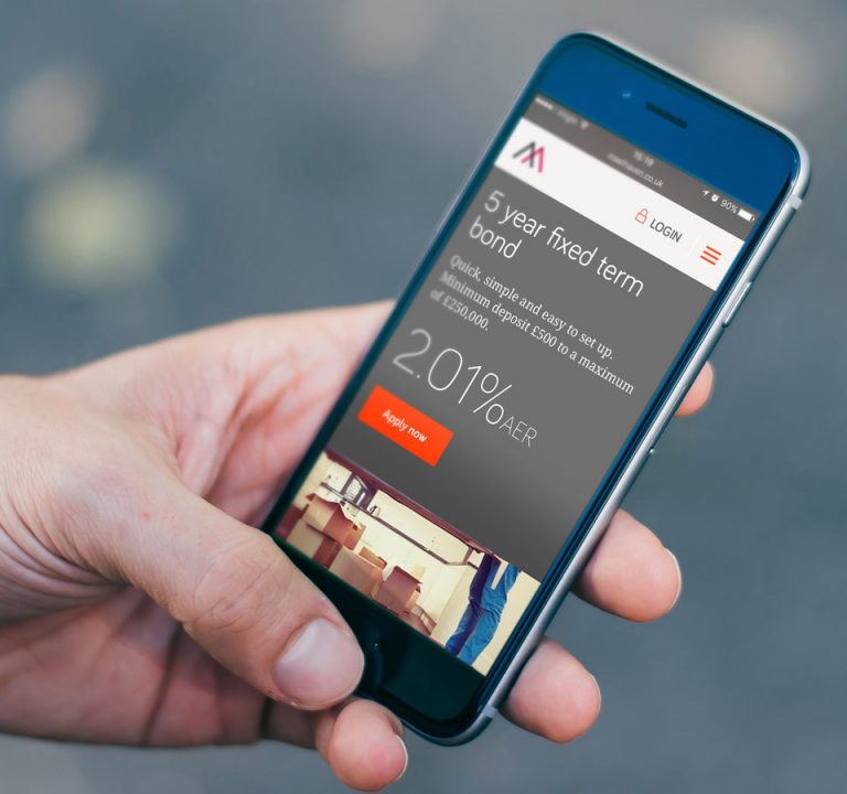 Masthaven website displayed on a mobile