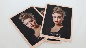 Image of a Brochure on La Beeby. Photographed and designed by Born and Raised.