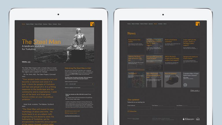 The Steel Man Website by Born and Raised