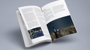 HSBC image of an open leaflet