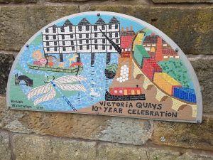 Victoria Quays 10th year celebration mosaic