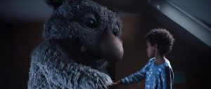 Moz the monster and child- John Lewis christmas ad header