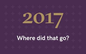 Intro banner: 2017- where did that go?