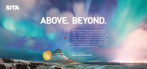 SITA image describing the business purpose, with the title being 'Above. Beyond.'
