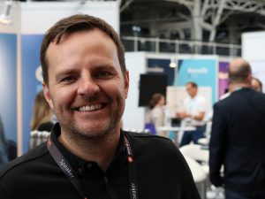 Andy Weir, Managing Director at Born and Raised, before his Ordinary is the Enemy talk
