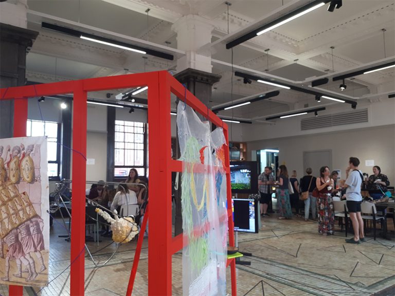 Audience and location of Mayor Majid's Creative Mornings speech