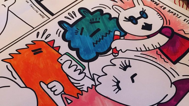 Image from Doodle Club, create by Louise Greensmith-Senior Designer at Born and Raised