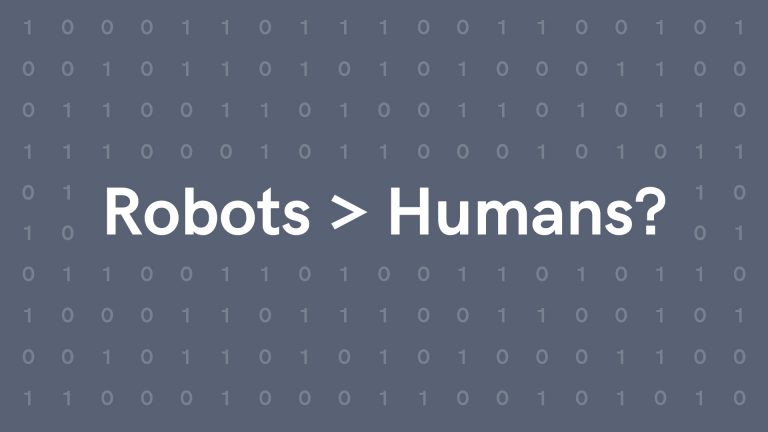 Are robots better than humans?