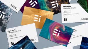 EI business card visuals